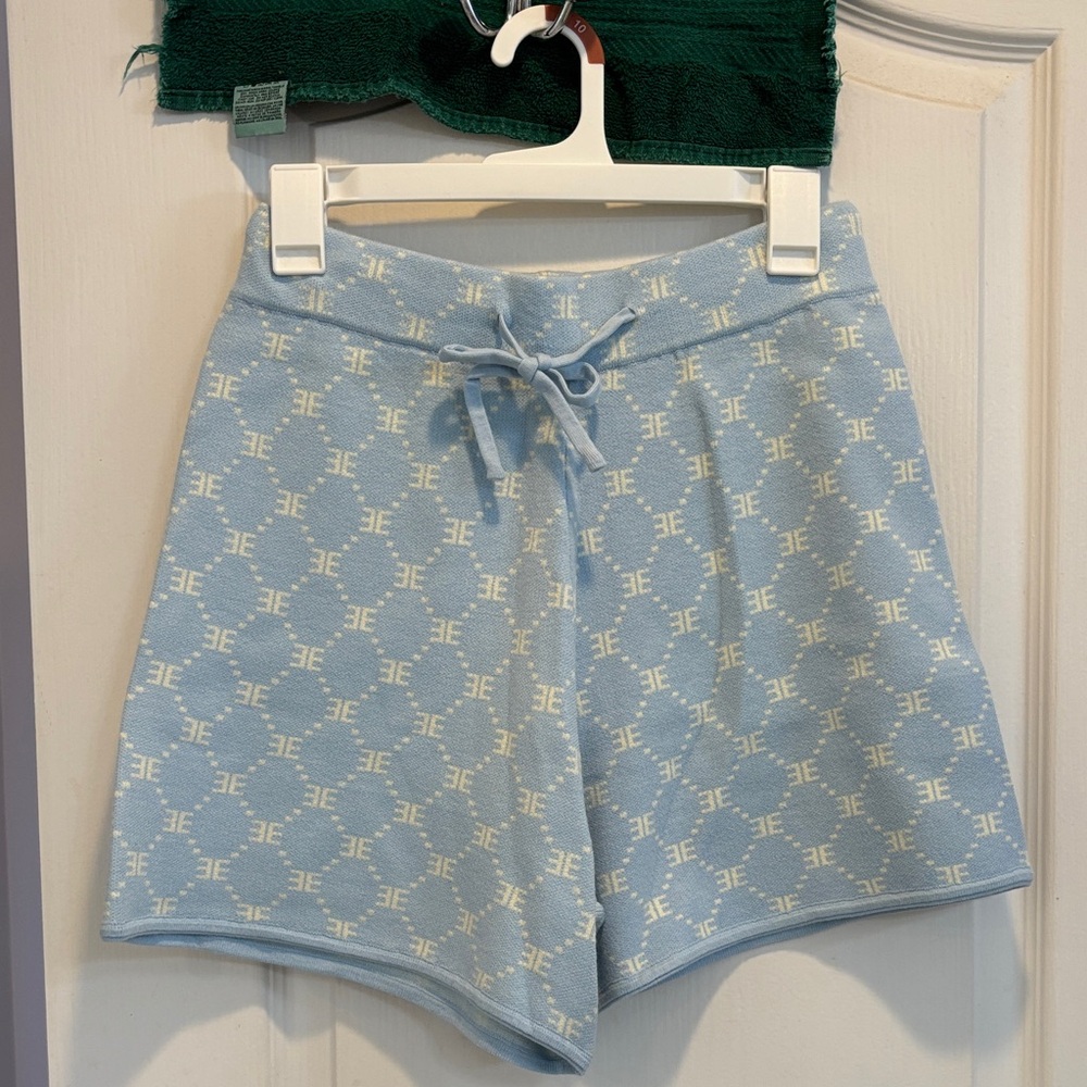 NWOT Elegant Light Blue Women's Athletic Shorts